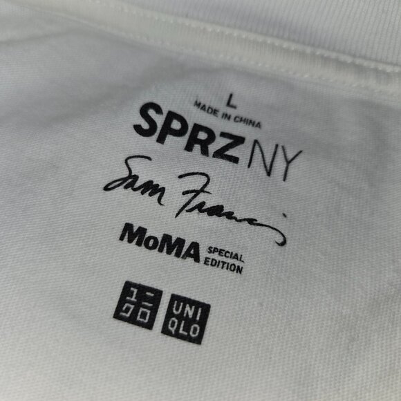 SPRZNY MoMa Special Edition SAM FRANCIS Long Sleeve T-SHIRT LARGE - Picture 3 of 3
